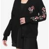 Hot Sale ❤️ Mushroom Floral Embroidered 👧 Girls Cardigan 🎉 -HT Style Outlet Store 15501349 hi