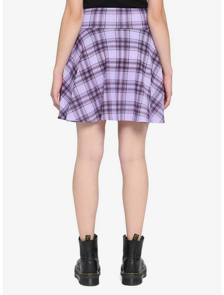 Brand new ๐ Purple Plaid Multi Lace-Up Yoke ๐ Skirt โญ 4 Brand new ๐ Purple Plaid Multi Lace-Up Yoke ๐ Skirt โญ - Image 2