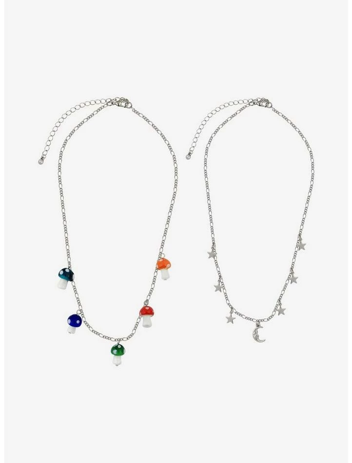 Deals โญ Moon Stars & Mushrooms Multicolor Necklace Set ๐งจ 4 Deals โญ Moon Stars & Mushrooms Multicolor Necklace Set ๐งจ - Image 2