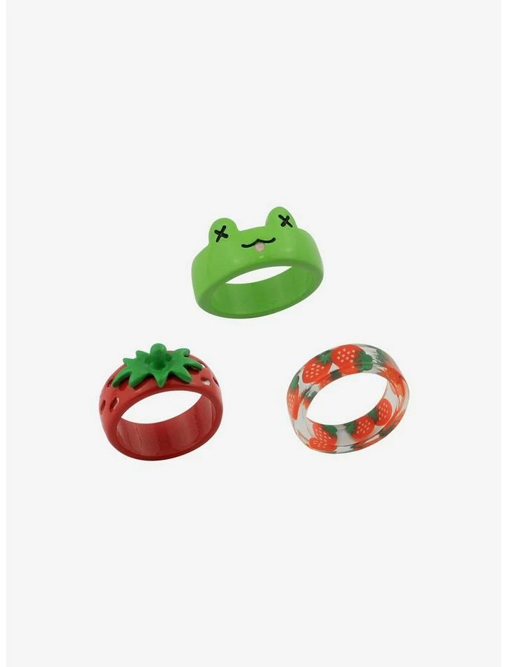 Top 10 ๐ Strawberry Frog Ring Set ๐ฏ 4 Top 10 ๐ Strawberry Frog Ring Set ๐ฏ - Image 2