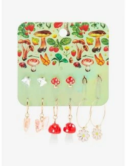 Cheapest 🤩 Butterfly Mushroom Earring Set 🌟 -HT Style Outlet Store 15658562 av1