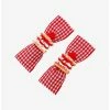 Hot Sale 🛒 Strawberry Shortcake Gingham Hair Bow Set 😍 1 Hot Sale 🛒 Strawberry Shortcake Gingham Hair Bow Set 😍 -HT Style Outlet Store 15658566 hi