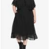 Wholesale ⌛ Black Sheer Capelet Midi 👗 Dress Plus Size ⭐ -HT Style Outlet Store 15659420 hi