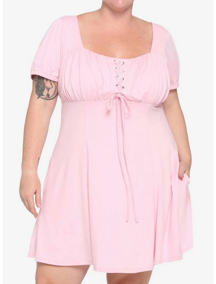 Buy ๐ Pastel Pink Empire ๐ Dress Plus Size ๐ 3 Buy ๐ Pastel Pink Empire ๐ Dress Plus Size ๐