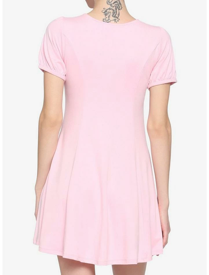 Budget ๐ Pastel Pink Empire ๐ Dress ๐ 5 Budget ๐ Pastel Pink Empire ๐ Dress ๐ - Image 3