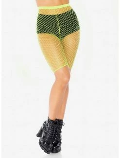 Flash Sale 🎁 Net Biker Shorts Lime 🥰