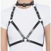 Cheap 🧨 Black Faux Leather Bra Harness 🔥 -HT Style Outlet Store 15814999 hi