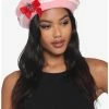 Buy ✨ Pink Strawberry Beret 🌟