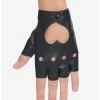 Brand new ❤️ Heart Cutout Moto Fingerless Gloves ❤️ -HT Style Outlet Store 15863194 hi