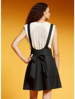 Best Pirce 🤩 Black High-Waisted Suspender 👗 Skirt ⭐ -HT Style Outlet Store 15870558 av2