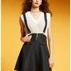 Best Pirce 🤩 Black High-Waisted Suspender 👗 Skirt ⭐ -HT Style Outlet Store 15870558 hi