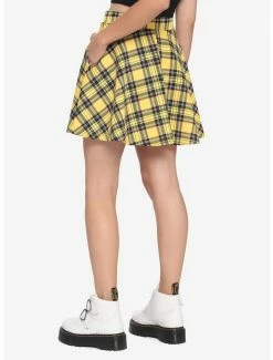 Coupon โค๏ธ Yellow Plaid Lace-Up ๐ Skirt ๐งจ 5 Coupon โค๏ธ Yellow Plaid Lace-Up ๐ Skirt ๐งจ -HT Style Outlet Store 15870907 av1