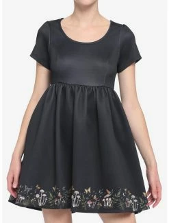 Top 10 ๐ Mushroom Border Babydoll ๐ Dress ๐