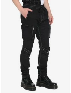 Budget ๐ Black Zipper Hardware Jogger Pants ๐งจ 6 Budget ๐ Black Zipper Hardware Jogger Pants ๐งจ -HT Style Outlet Store 15889846 av1