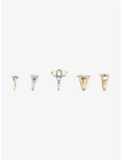 Outlet ⭐ Vintage Mushrooms Crystal Ring Set ⭐ -HT Style Outlet Store 15890154 av2