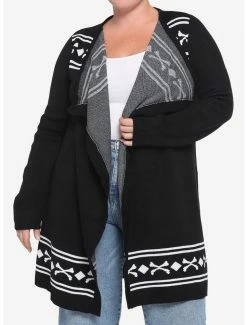 Promo 😉 Skull & Crossbones 👧 Girls Open Cardigan Plus Size 🔥 7 Promo 😉 Skull & Crossbones 👧 Girls Open Cardigan Plus Size 🔥 -HT Style Outlet Store 15914394 av2
