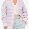 Deals ๐งจ Pastel Strawberry Fair Isle Oversized ๐ง Girls Cardigan Plus Size โจ 1 Deals ๐งจ Pastel Strawberry Fair Isle Oversized ๐ง Girls Cardigan Plus Size โจ -HT Style Outlet Store 15914624 hi