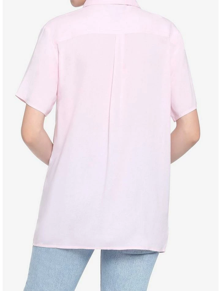 Buy ๐ Kawaii Pastel Bunny Bow ๐ง Girls Woven Button-Up ๐ 5 Buy ๐ Kawaii Pastel Bunny Bow ๐ง Girls Woven Button-Up ๐ - Image 3