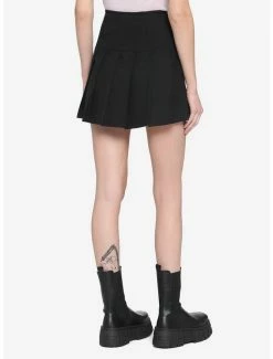 Deals 🥰 Black & Pink Lace-Up 👗 Skirt 💯 -HT Style Outlet Store 16113168 av1