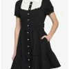 Wholesale 🥰 Black & White Peter Pan Collar 👗 Dress 👏
