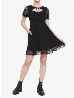 New 🎉 Black Sweetheart Lace 👗 Dress ⭐ -HT Style Outlet Store 16113300 av1