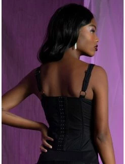 Deals ✔️ Black Lace-Up Corset 🥰 -HT Style Outlet Store 16185471 av2