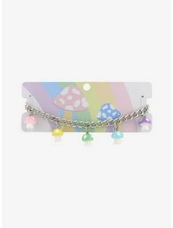 Best Pirce ๐ Pastel Mushroom Chain Choker โ