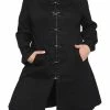 Deals 🥰 Black Strait 🧥 Coat Plus Size ✔️ -HT Style Outlet Store 16208784 hi