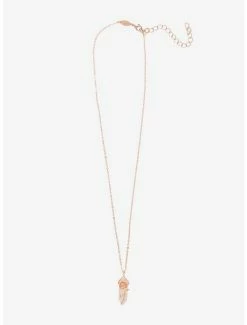 Brand new 🧨 Disney Beauty And The Beast Rose Crystal Necklace 🎉 -HT Style Outlet Store 16259649 av1