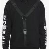 Coupon 🎉 Black Cargo Strap Hoodie 💯 2 Coupon 🎉 Black Cargo Strap Hoodie 💯 -HT Style Outlet Store 16337402 hi
