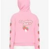 Discount 😍 Strawberry Milk 👧 Girls Crop Hoodie 🎁 -HT Style Outlet Store 16350502 hi