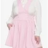 Flash Sale 💯 Pink Bib 👗 Skirtall Plus Size 🎁