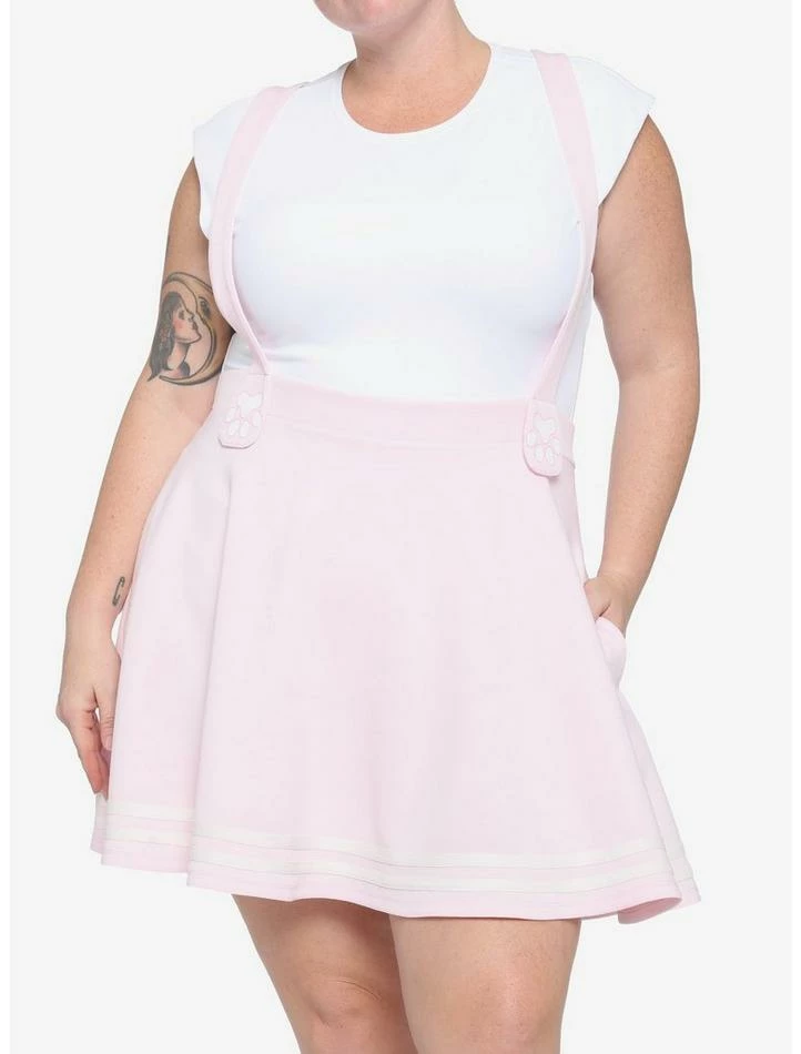 Flash Sale π₯ Pink Cat Paw Suspender π Skirt Plus Size π 3 Flash Sale π₯ Pink Cat Paw Suspender π Skirt Plus Size π