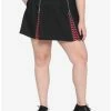 Deals 🔔 Black & Red Stripe Zipper Insert 👗 Skirt Plus Size 🔔 2 Deals 🔔 Black & Red Stripe Zipper Insert 👗 Skirt Plus Size 🔔 -HT Style Outlet Store 16351027 hi