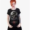 New 😉 Death Moon Boatneck T-Shirt 🛒 -HT Style Outlet Store 16630267 hi