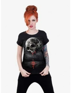 New ๐ Death Moon Boatneck T-Shirt ๐