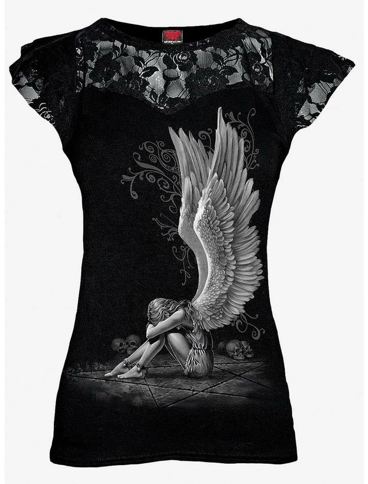 Best Pirce ✔️ Fallen Angel Lace Detail Top ⭐ 4 Best Pirce ✔️ Fallen Angel Lace Detail Top ⭐ - Image 2