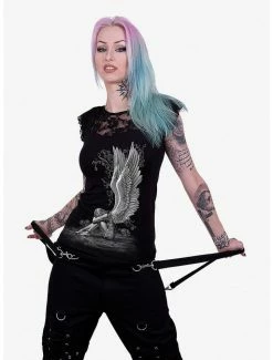 Best Pirce ✔️ Fallen Angel Lace Detail Top ⭐