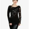 Deals ✨ Fatal Attraction Lace Detail Longsleeve Top 😀 -HT Style Outlet Store 16630321 hi