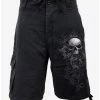 Best deal ✔️ Skull Scroll Vintage Cargo Shorts ✔️