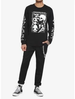 Coupon 🎁 Nightmares In The Woods Long-Sleeve T-Shirt 👍 -HT Style Outlet Store 16631084 av1