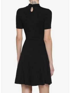 Hot Sale 🎁 Black Cutout Lace-Up 👗 Dress 🥰 -HT Style Outlet Store 16635198 av2