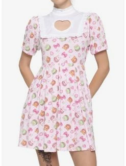 New ✔️ Kawaii Macaron Pleated 👗 Dress ✔️