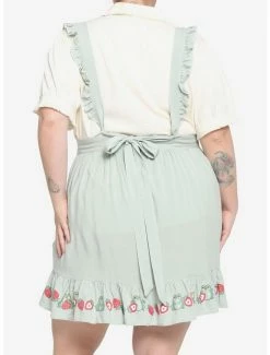 Best Pirce ✔️ Frogs & Strawberries Ruffle Suspender 👗 Skirt Plus Size 😍 -HT Style Outlet Store 16635385 av2