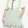 Best Pirce ✔️ Frogs & Strawberries Ruffle Suspender 👗 Skirt Plus Size 😍 -HT Style Outlet Store 16635385 hi