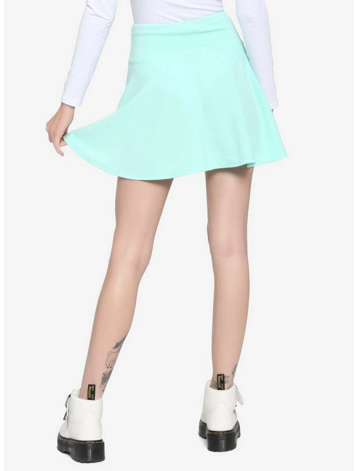 Outlet 🛒 Mint Yoke Lace-Up 👗 Skirt 😉 4 Outlet 🛒 Mint Yoke Lace-Up 👗 Skirt 😉 - Image 2