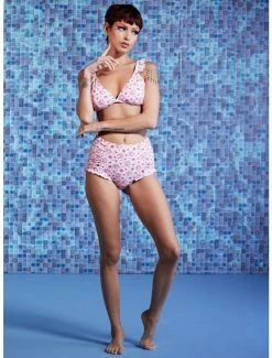 Hot Sale 😍 Strawberry Milk Ruffle High-Waisted Swim Bottoms 😍