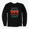 Best deal 🛒 Strawberry Milk Three Berries Sweatshirt ✨ -HT Style Outlet Store 16808210 hi