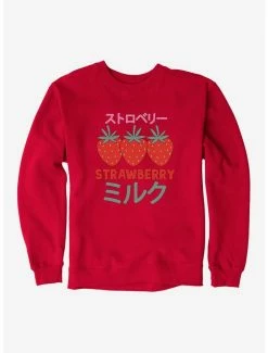 Best deal 🛒 Strawberry Milk Three Berries Sweatshirt ✨ -HT Style Outlet Store 16808252 hi