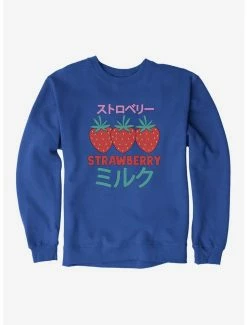 Best deal 🛒 Strawberry Milk Three Berries Sweatshirt ✨ -HT Style Outlet Store 16808259 hi